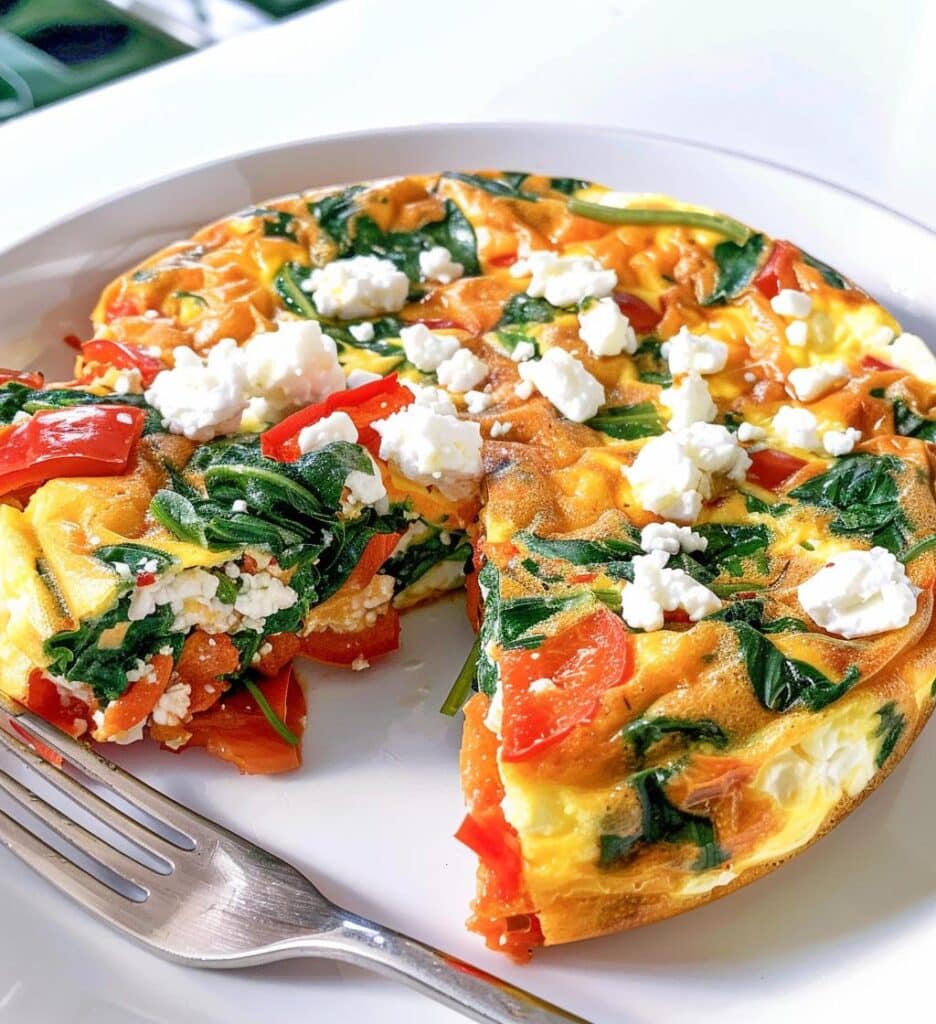 Roasted Red Pepper Frittata