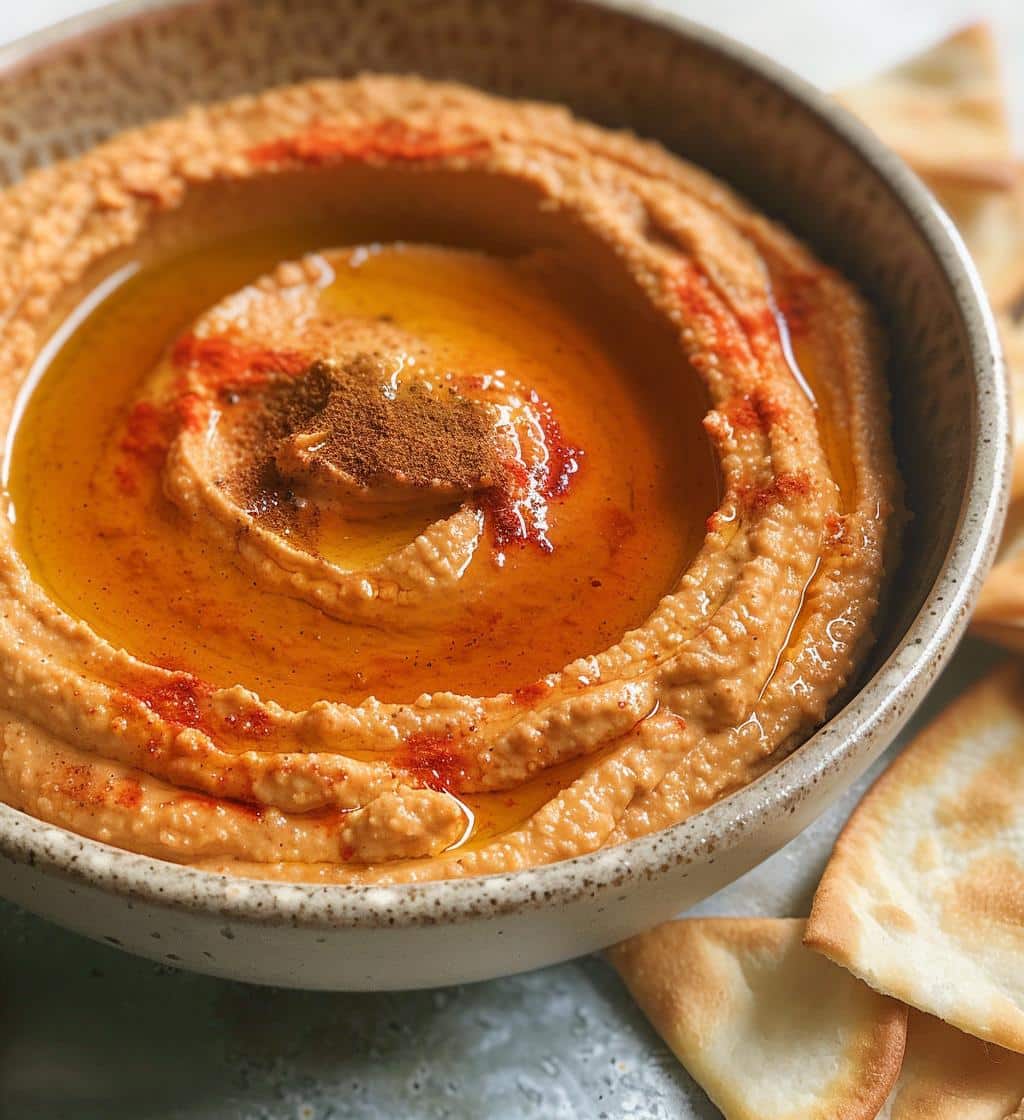 Roasted Red Pepper Hummus