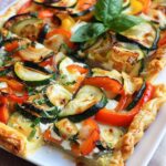 Roasted Veggie Tart Squares