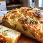 Rosemary Sea Salt Skillet Bread