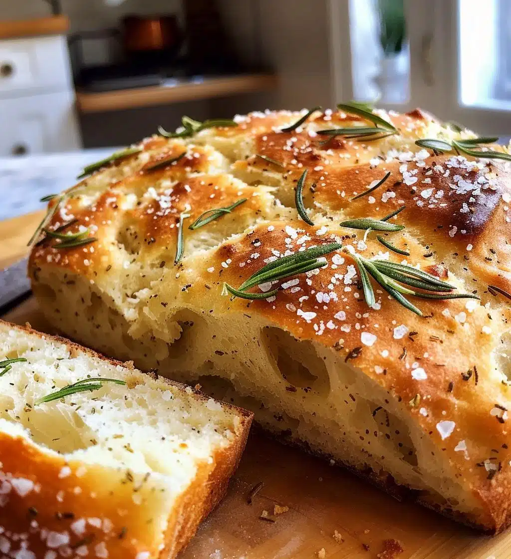 Rosemary Sea Salt Skillet Bread