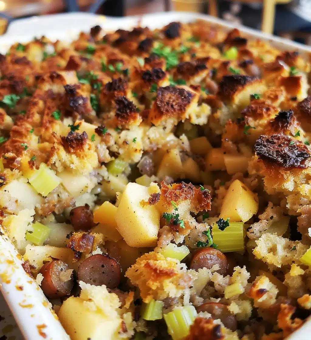Sausage & Apple Stuffing (can be made without sausage) - detail 1