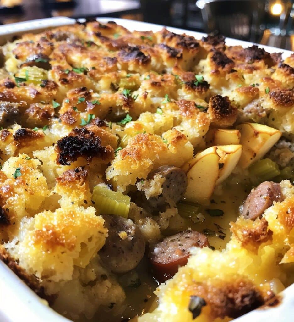 Sausage & Apple Stuffing (can be made without sausage)