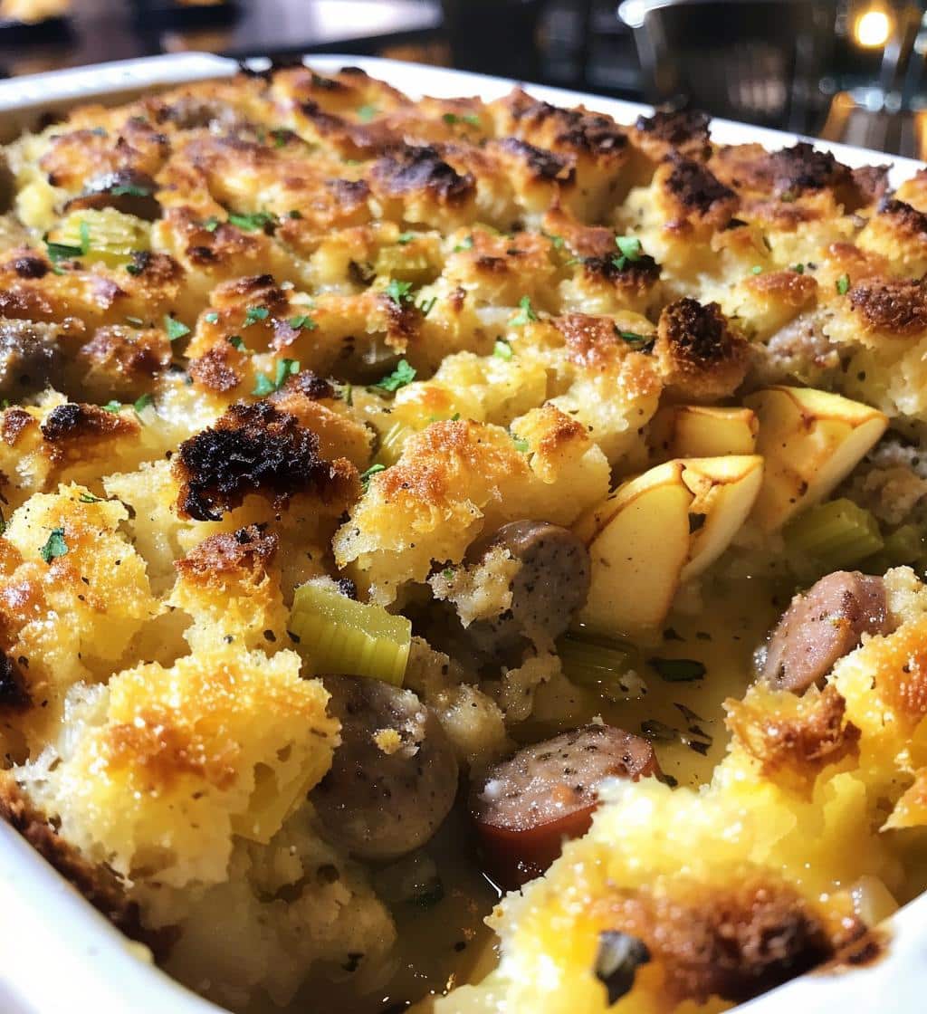 Sausage & Apple Stuffing (can be made without sausage)