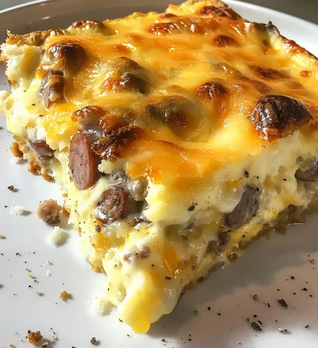 Sausage & Cheese Breakfast Casserole - detail 1