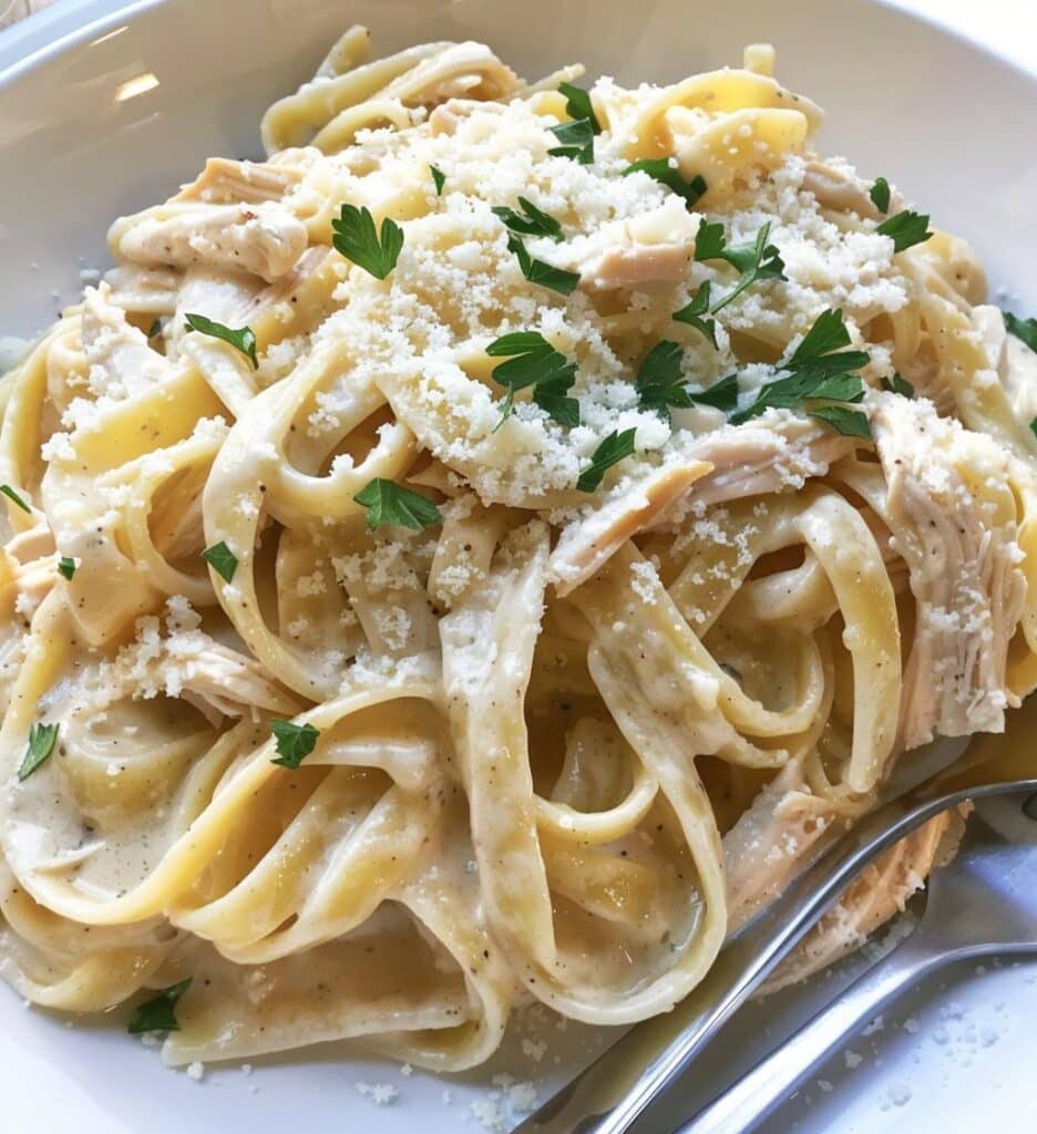 Slow Cooker Chicken Alfredo