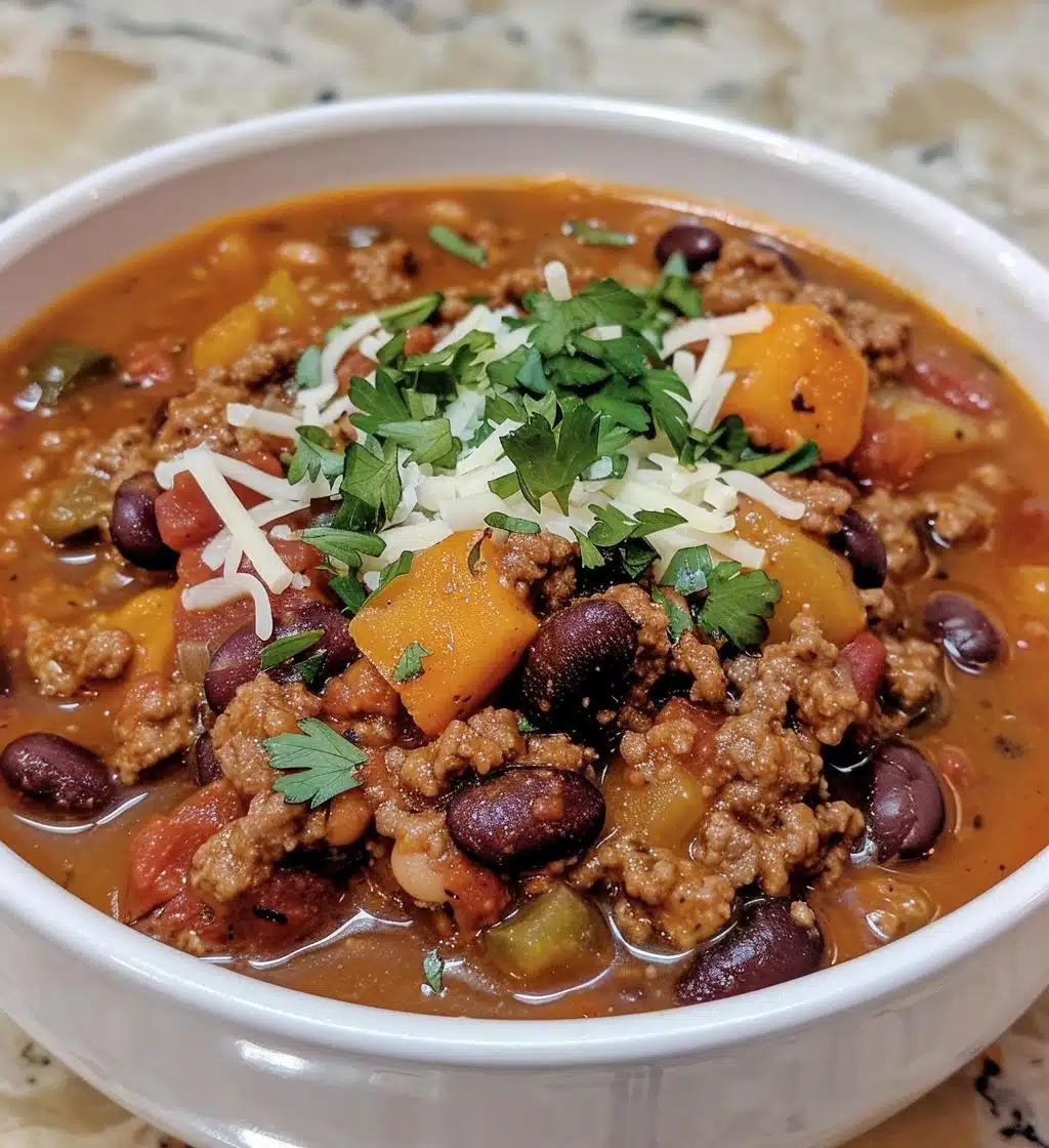 Slow Cooker Chili with Ground Beef - detail 1