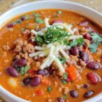 Slow Cooker Chili with Ground Beef