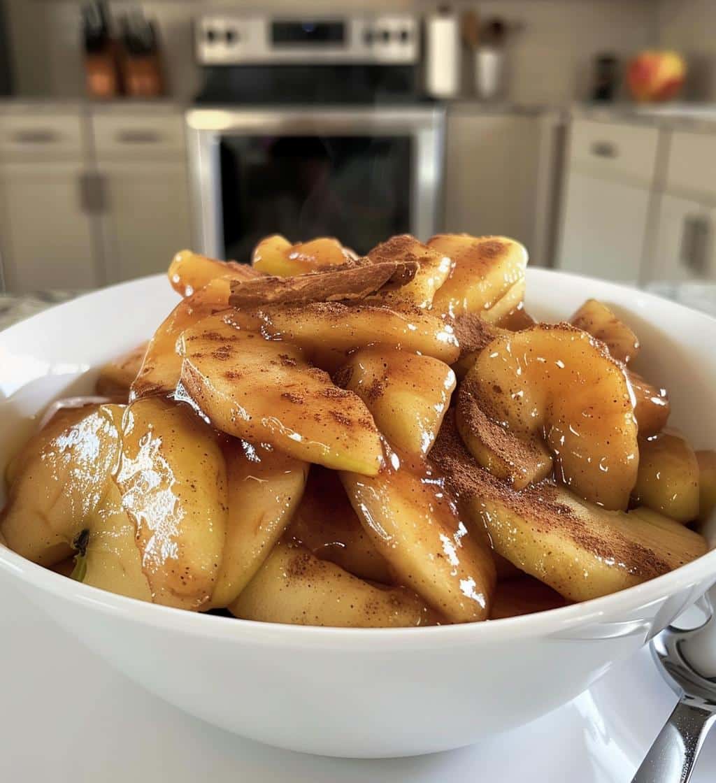 Slow Cooker Cinnamon Apple Slices - detail 1