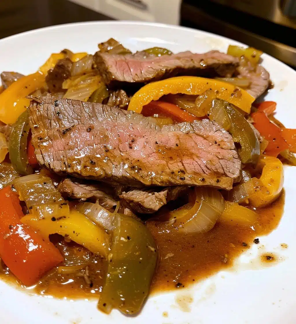 Slow Cooker Pepper Steak - detail 1