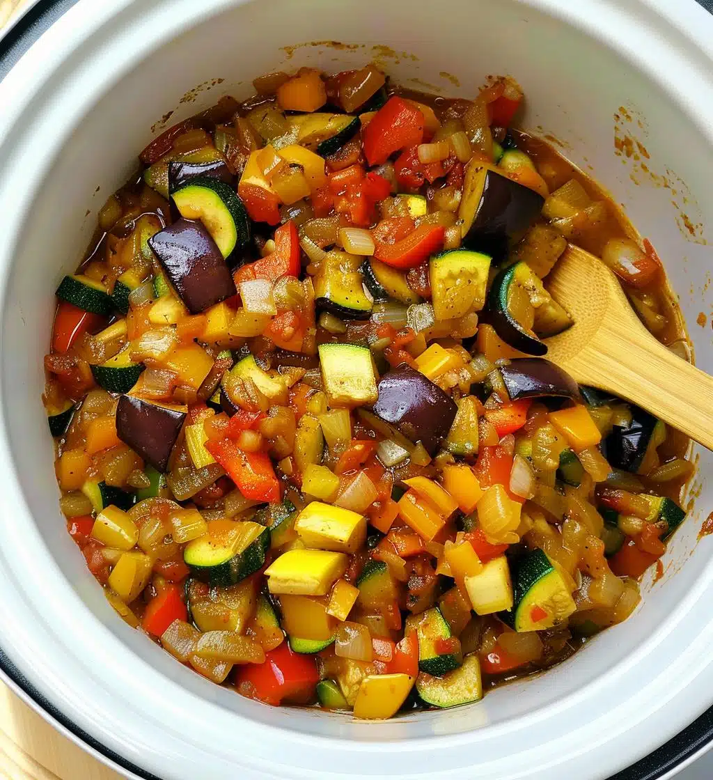 Slow Cooker Ratatouille - detail 1