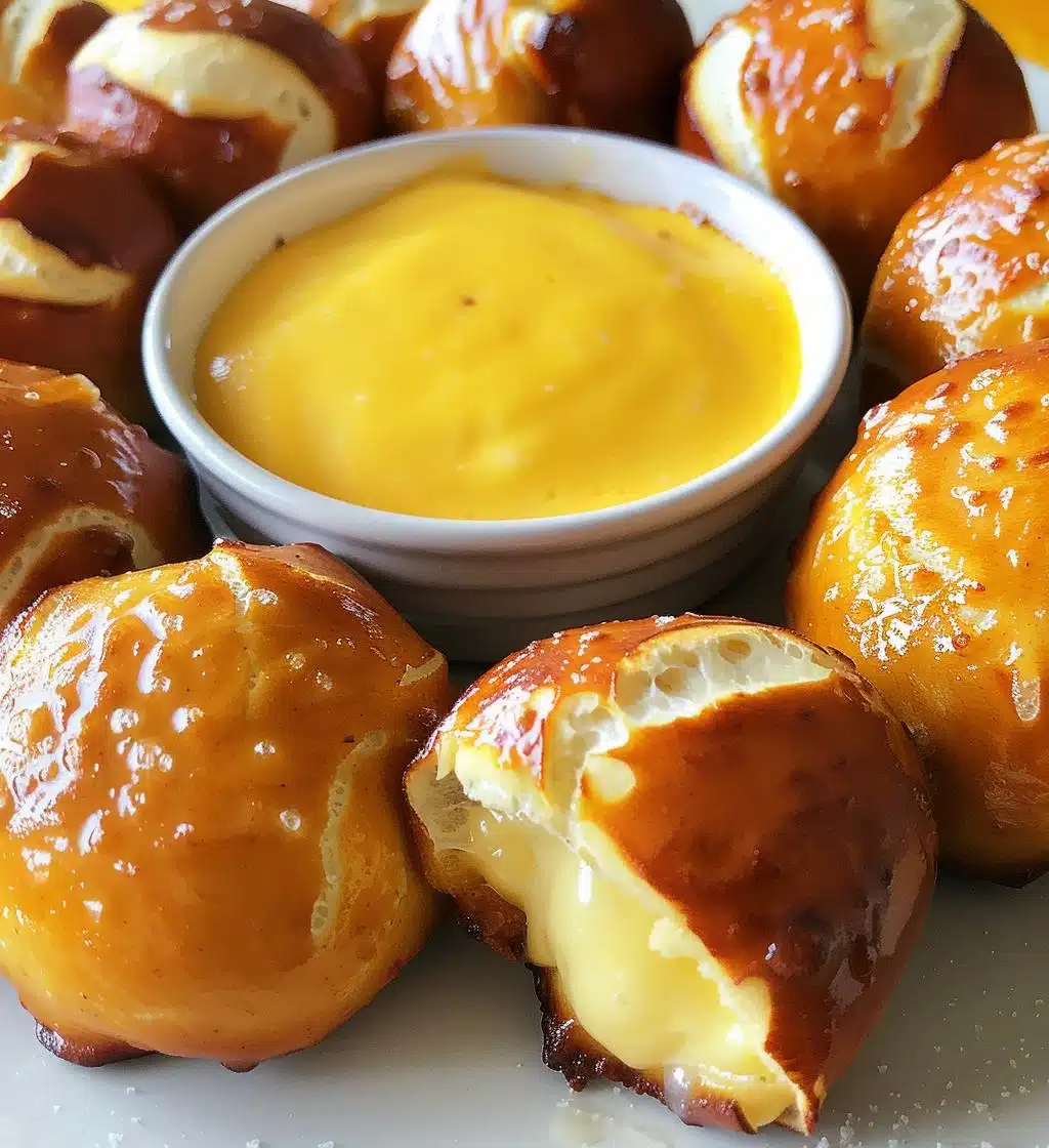 Soft Pretzel Bites with Cheese Dip - detail 1