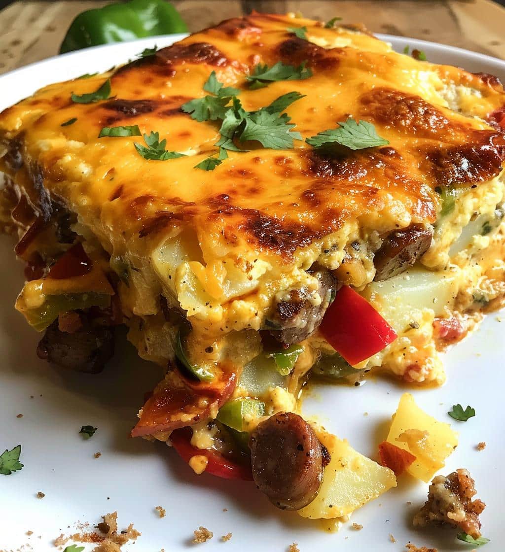 Southwestern Breakfast Casserole - detail 1