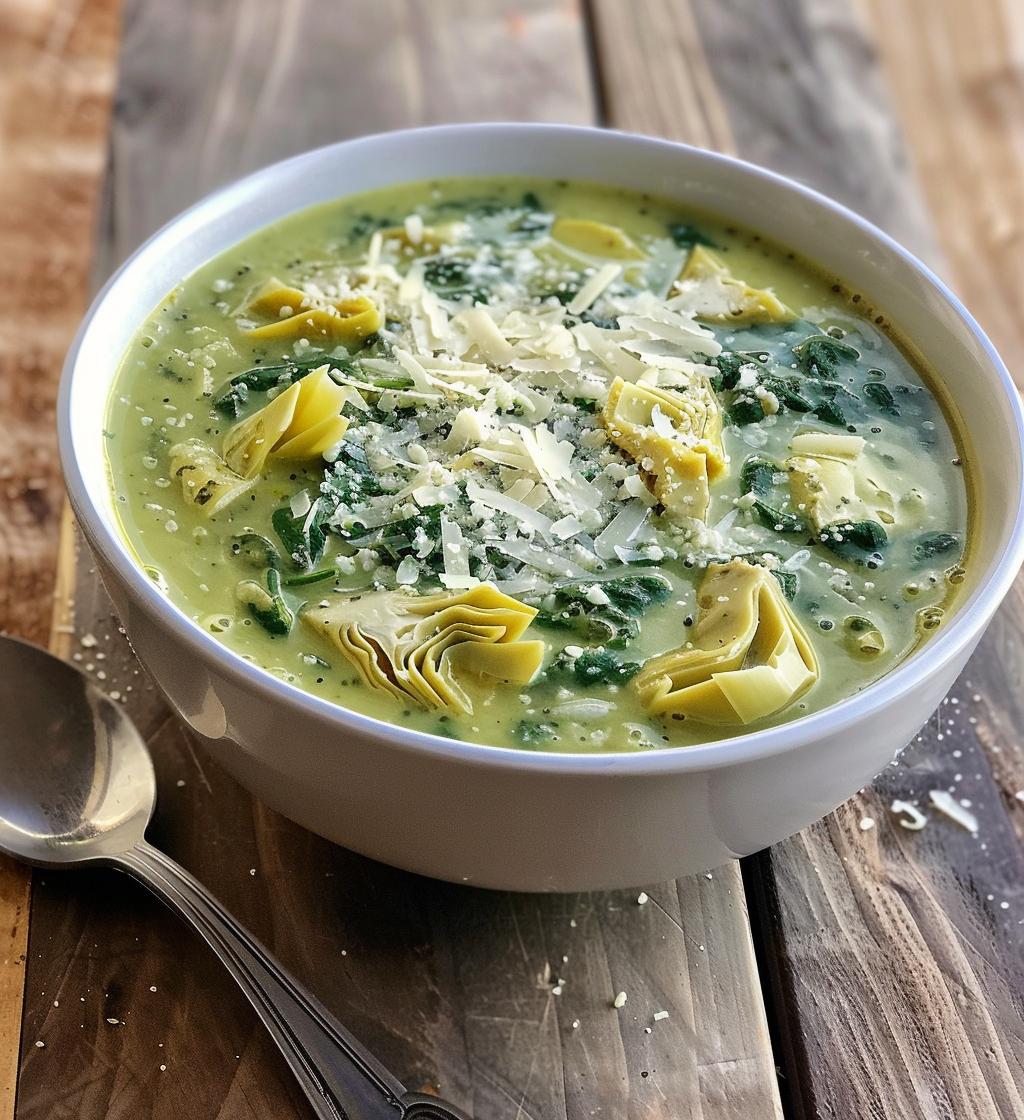 Spinach Artichoke Soup