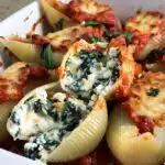 Spinach & Cheese Stuffed Shells (side portion)