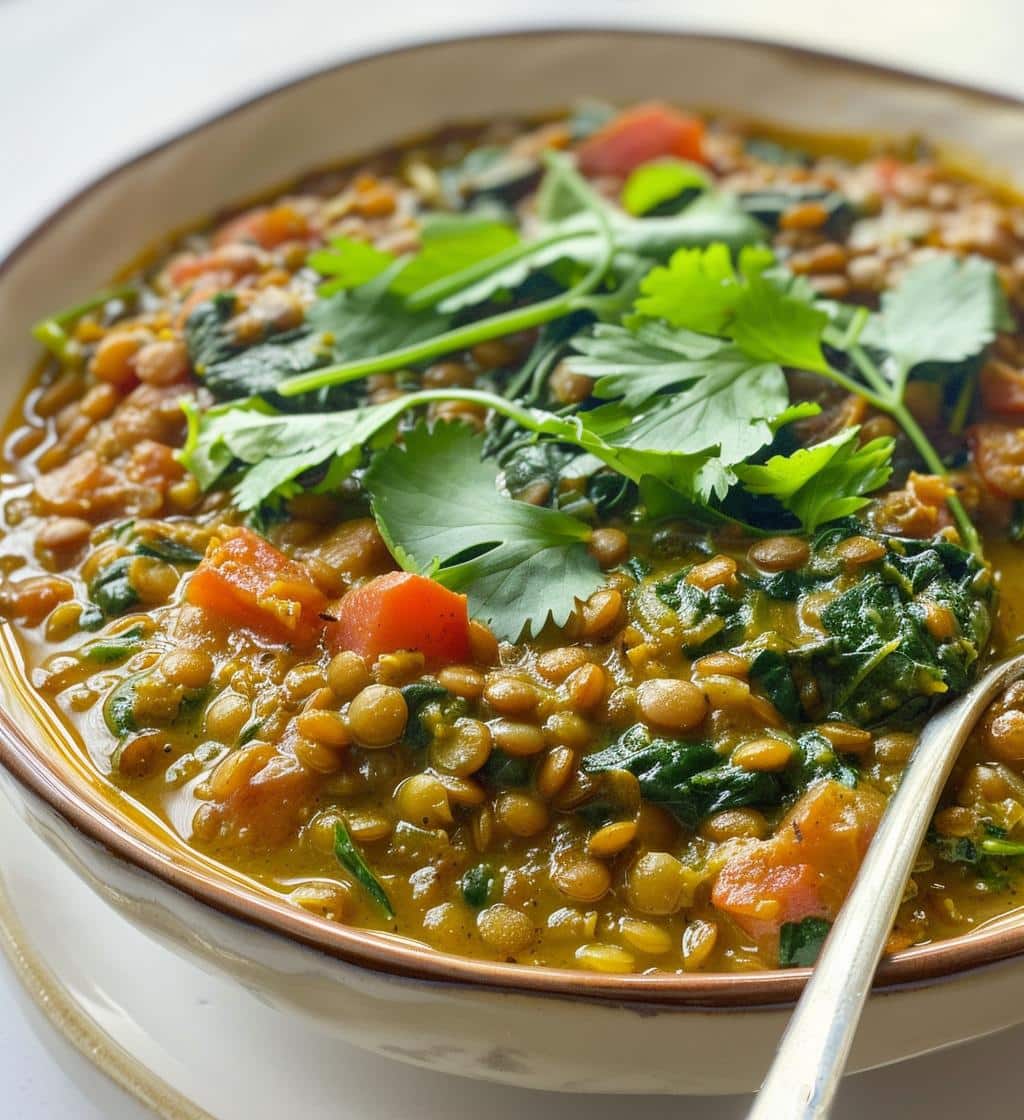 Spinach Lentil Curry