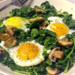 Spinach Mushroom Breakfast Skillet