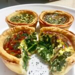 Spinach Mushroom Mini Quiches