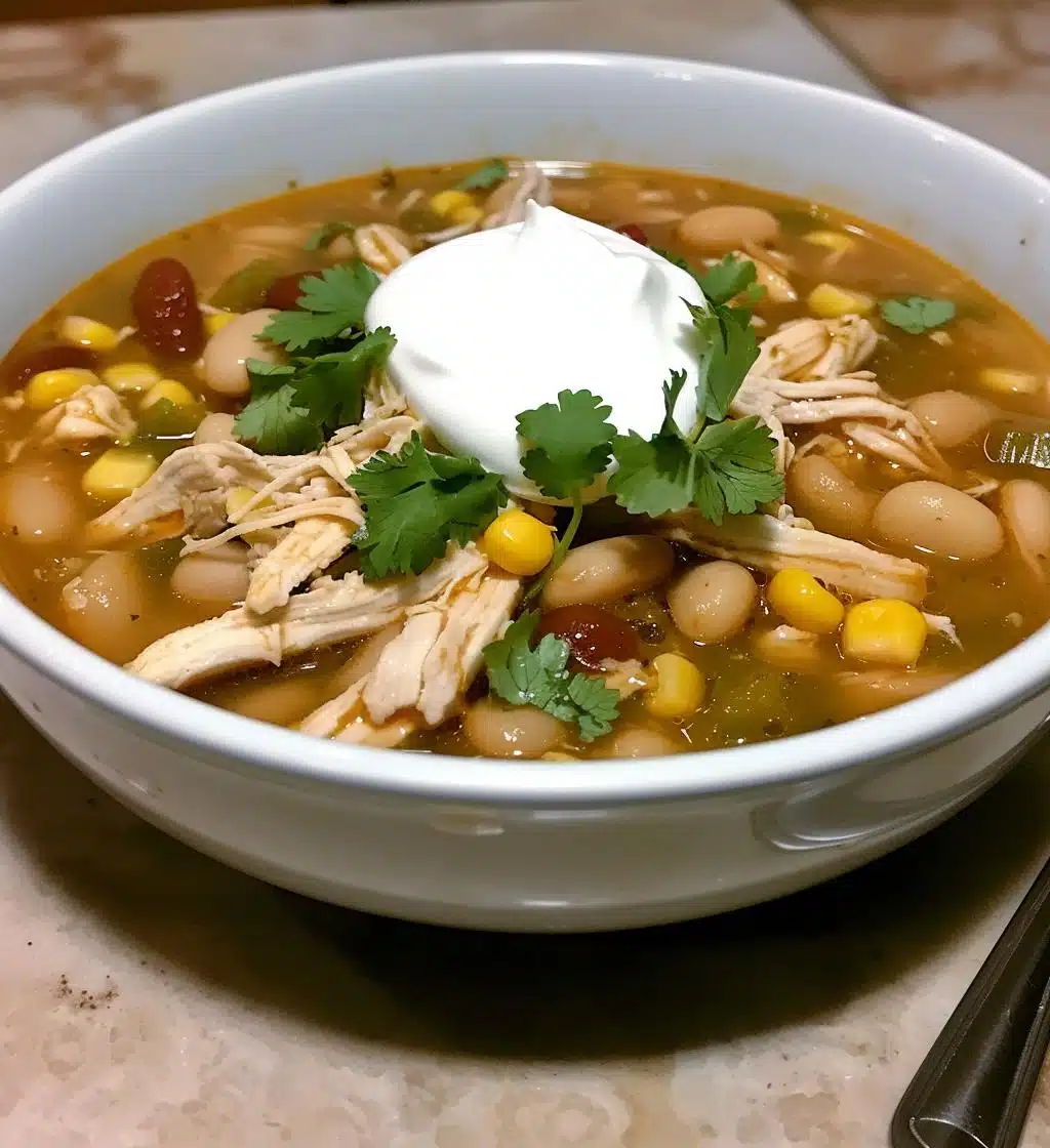 Stovetop White Chicken Chili - detail 1