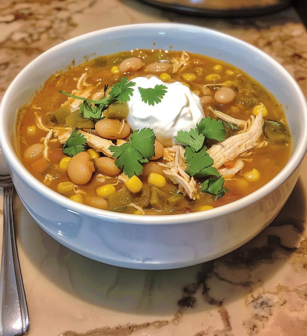 Stovetop White Chicken Chili