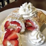 Strawberry Cream Pancake Roll