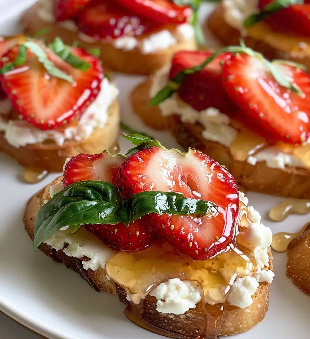 Strawberry Goat Cheese Crostini - detail 1