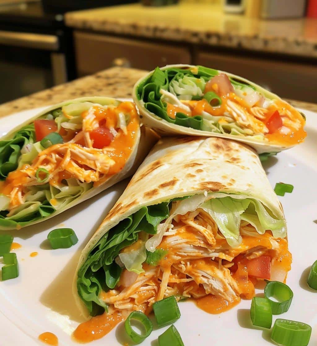 Sweet Chili Chicken Breakfast Wraps
