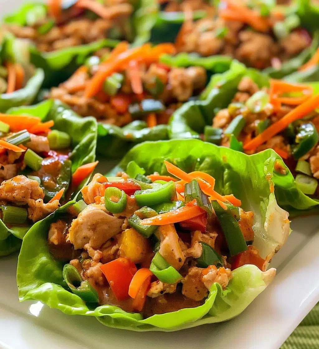 Sweet Chili Chicken Lettuce Cups - detail 1