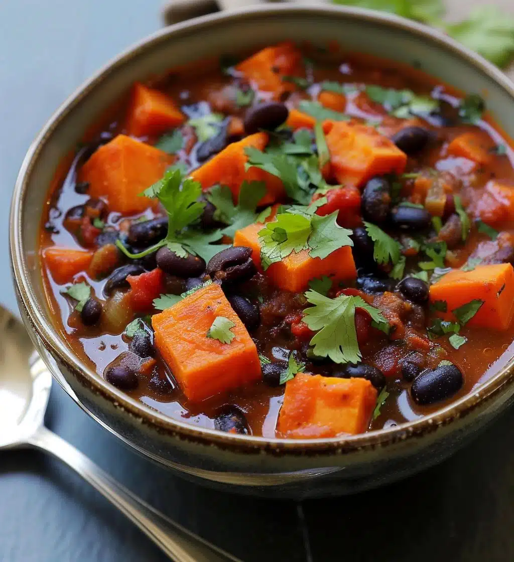 Sweet Potato & Black Bean Chili - detail 1