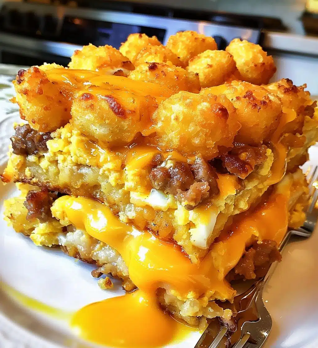 Tater Tot Breakfast Casserole - detail 1