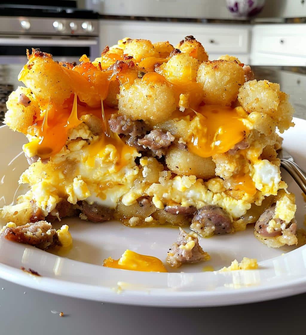 Tater Tot Breakfast Casserole