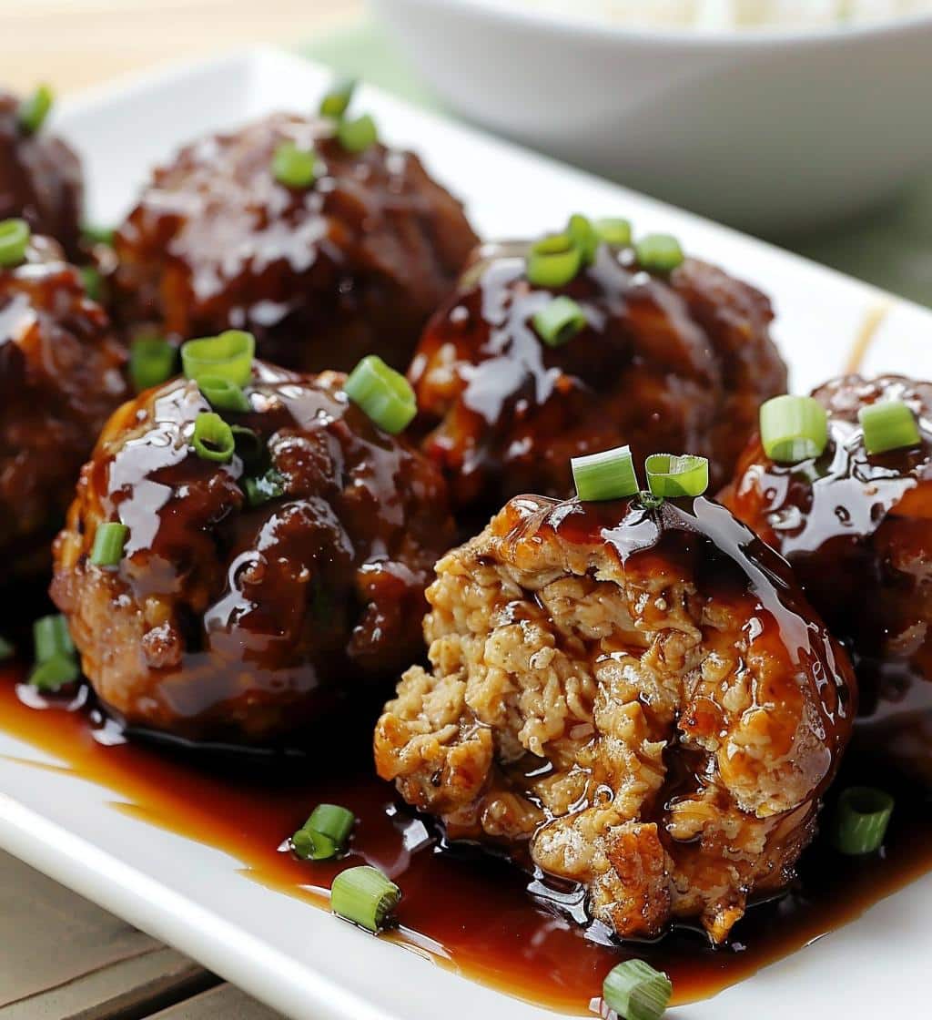 Teriyaki Chicken Meatballs