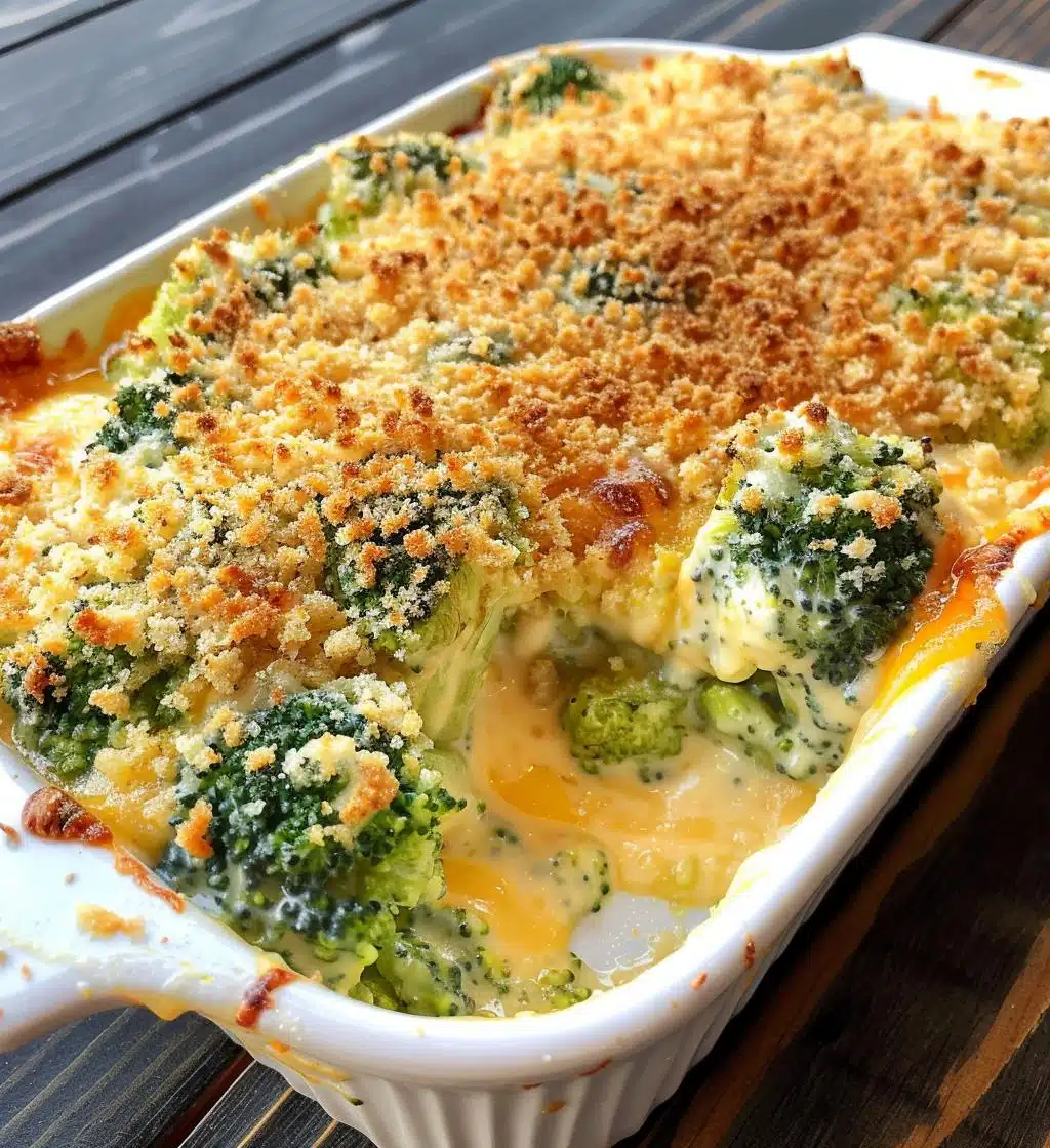 Three-Cheese Broccoli Bake - detail 1