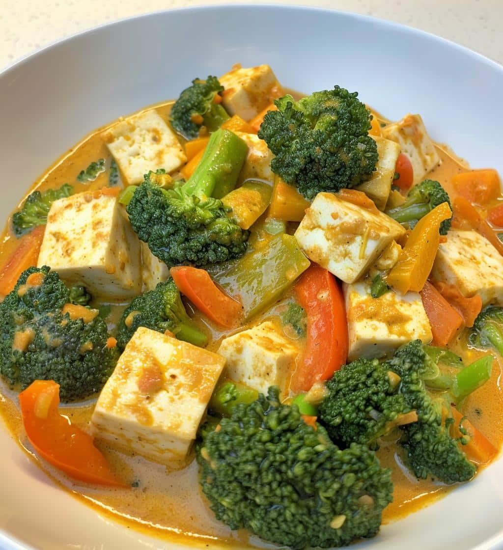 Tofu & Vegetable Curry (coconut light)