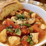 Tomato Basil Chicken Stew (light)