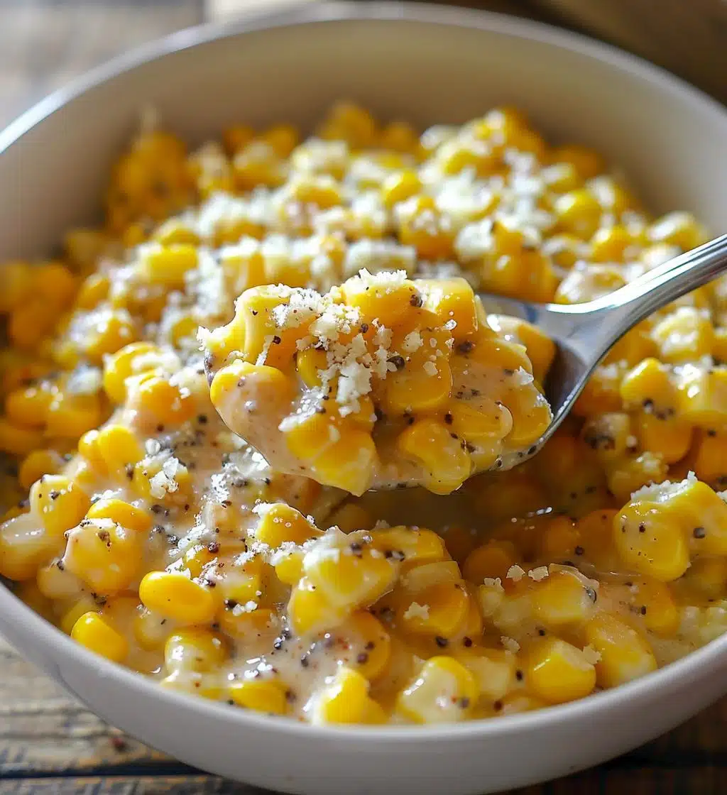 Truffle Parmesan Creamed Corn