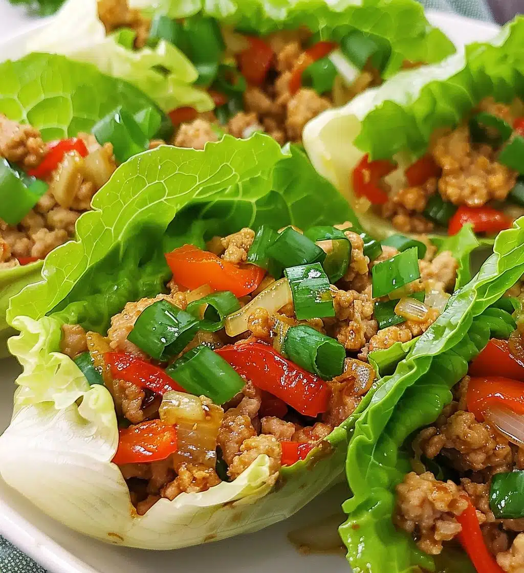 Turkey (or chicken) Lettuce Wraps - detail 1