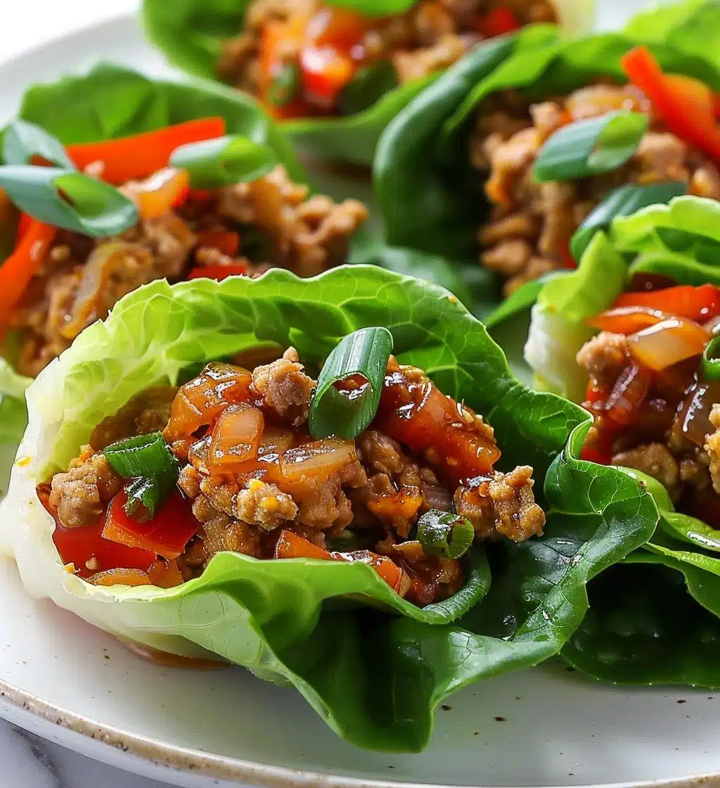 Turkey (or chicken) Lettuce Wraps