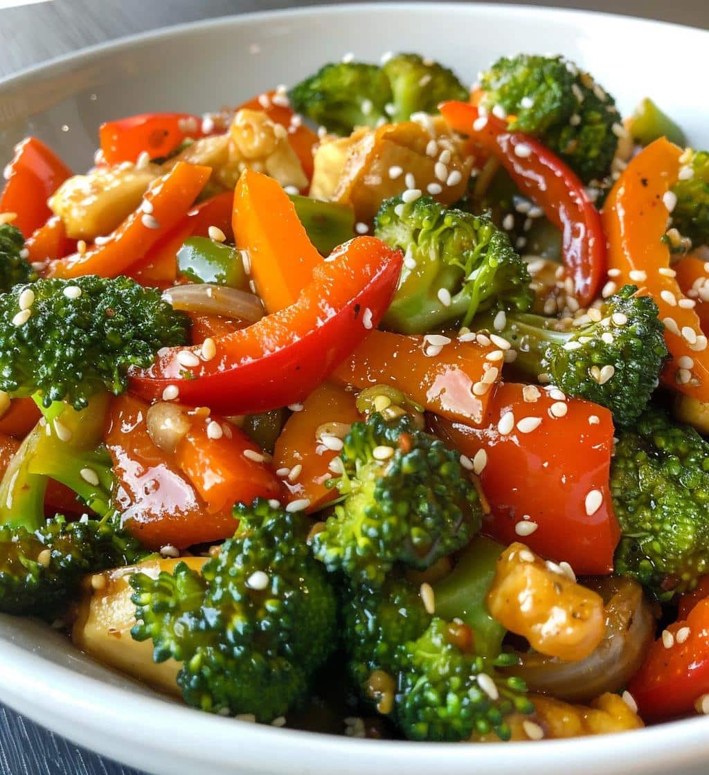 Veggie Stir-Fry with Ginger Soy Sauce