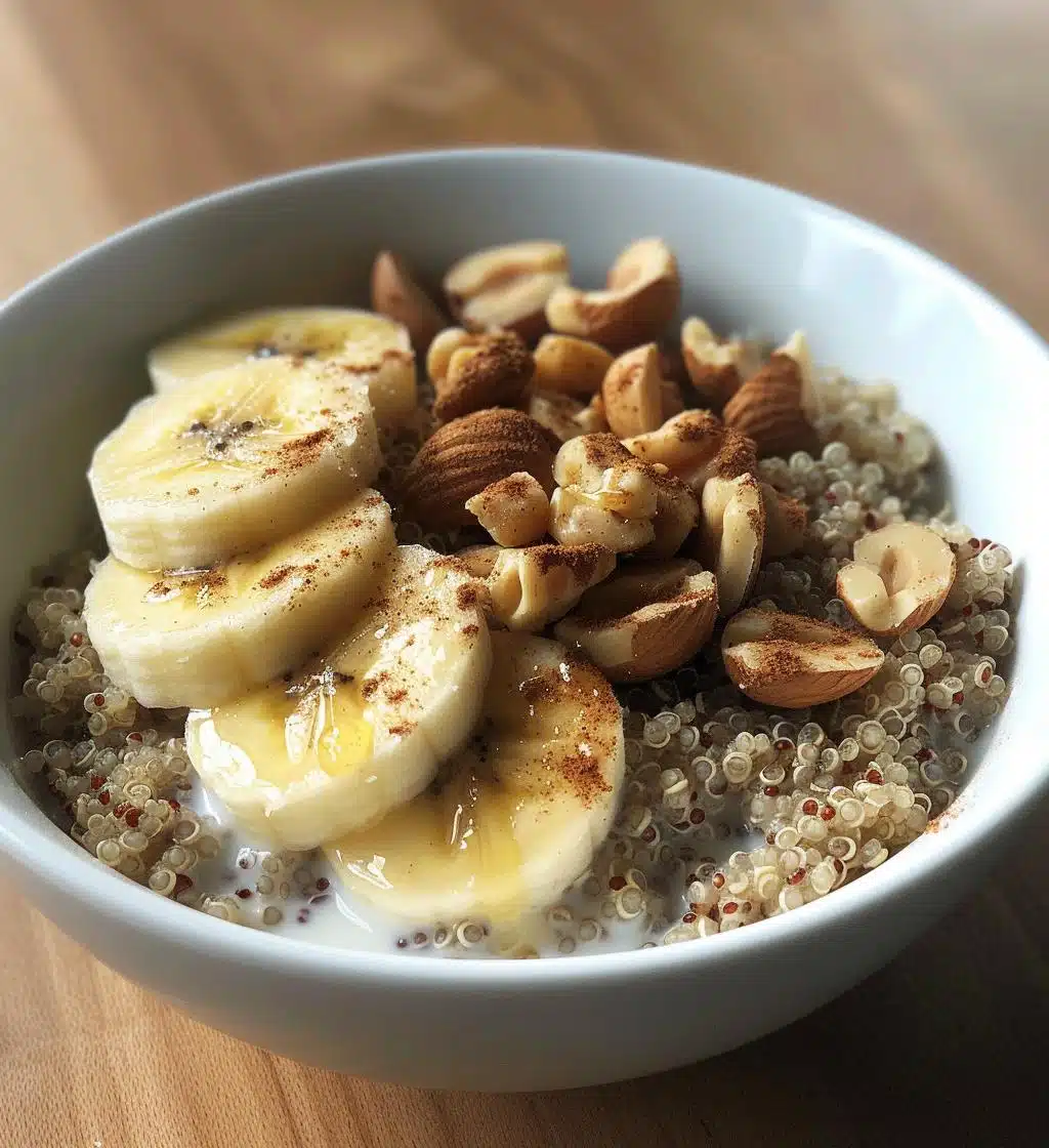 Warm Quinoa Breakfast Bowl - detail 1