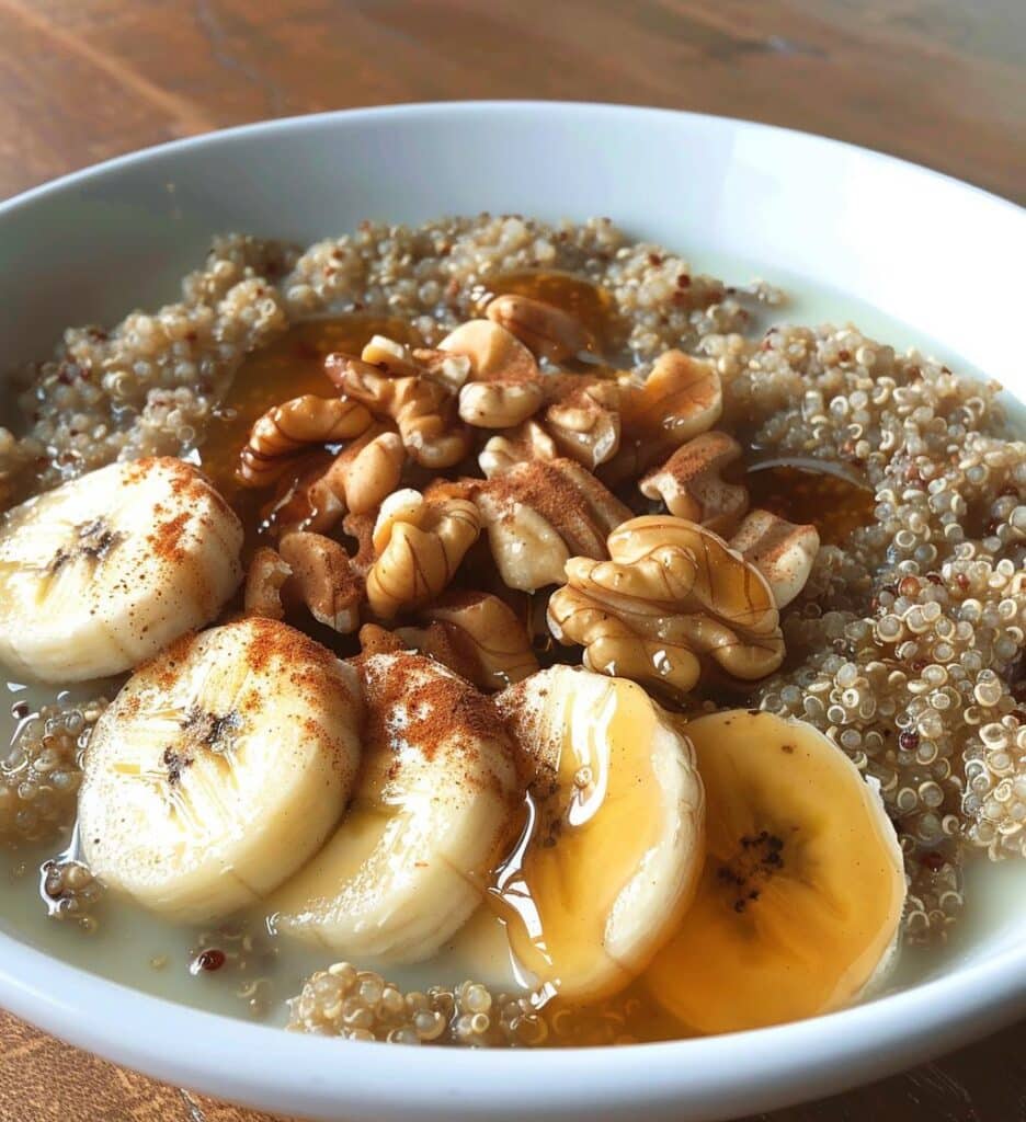 Warm Quinoa Breakfast Bowl