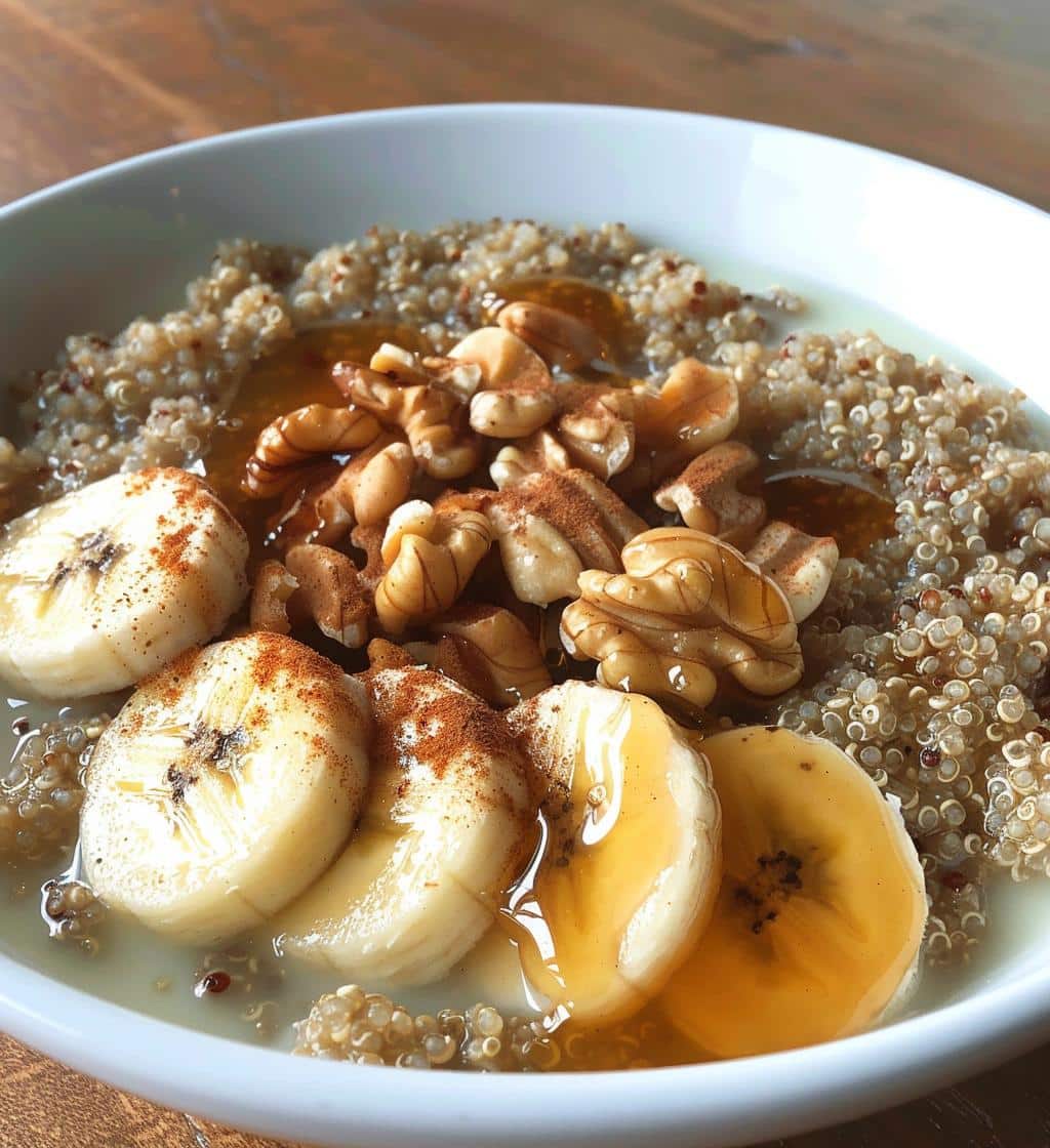 Warm Quinoa Breakfast Bowl
