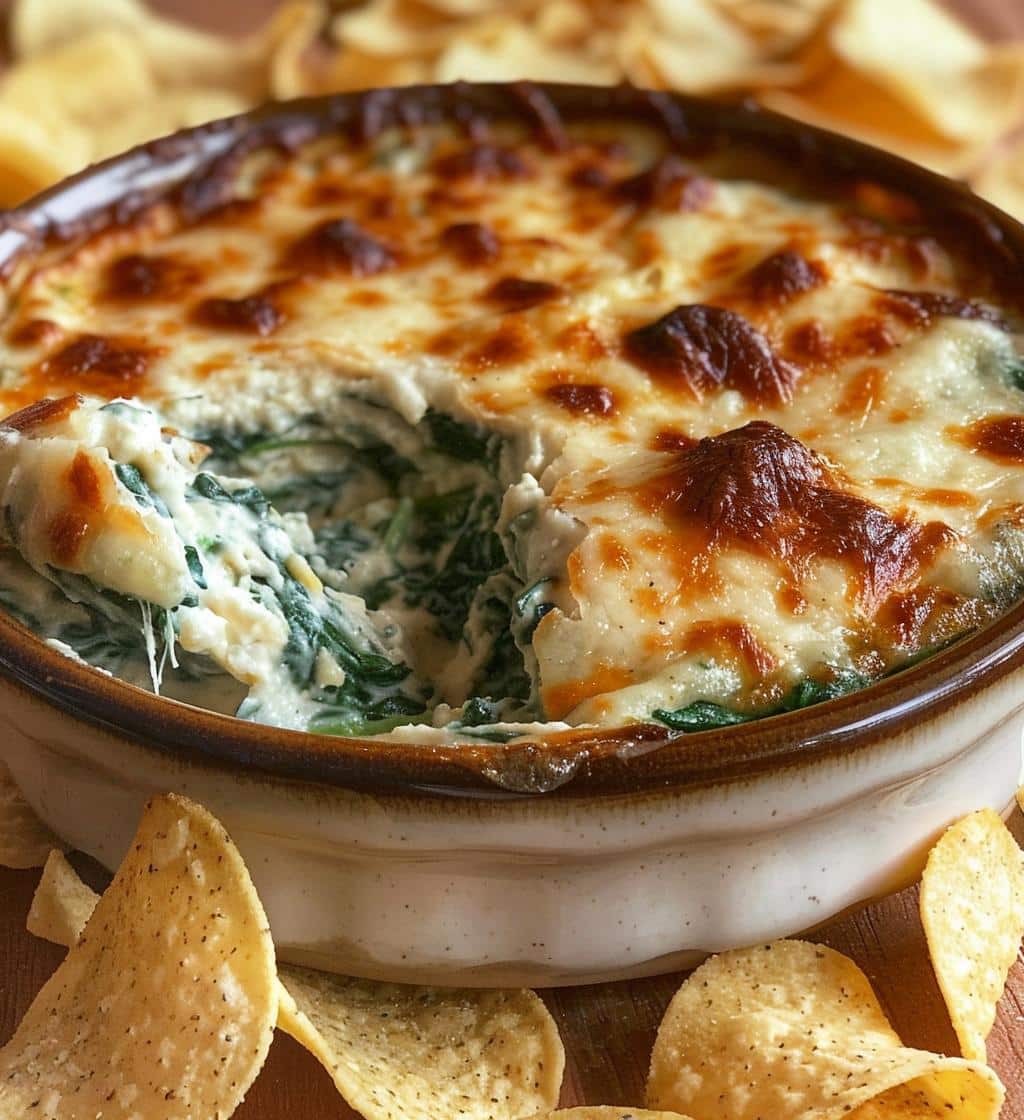 Warm Spinach Parmesan Dip - detail 1