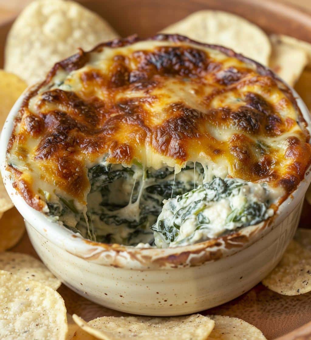 Warm Spinach Parmesan Dip