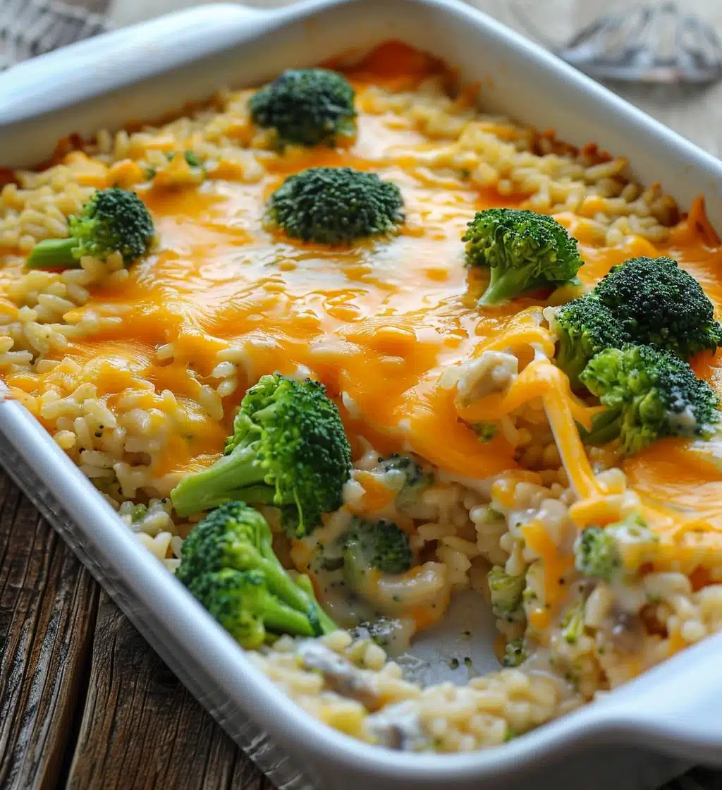 White Cheddar Broccoli Rice Casserole - detail 1