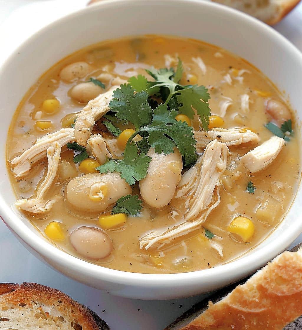 White Chicken Chili Chowder (thicker + creamy) - detail 1
