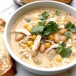 White Chicken Chili Chowder (thicker + creamy)