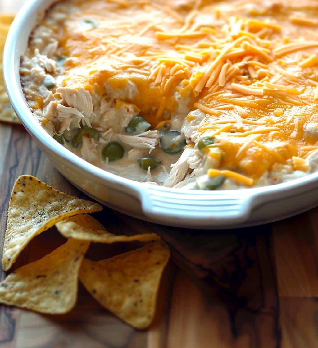 White Chicken Chili Dip (party style)