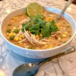 White Chicken Chili with Corn & Lime