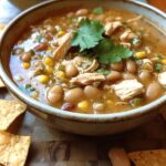 White Chicken Chili with Cream Cheese